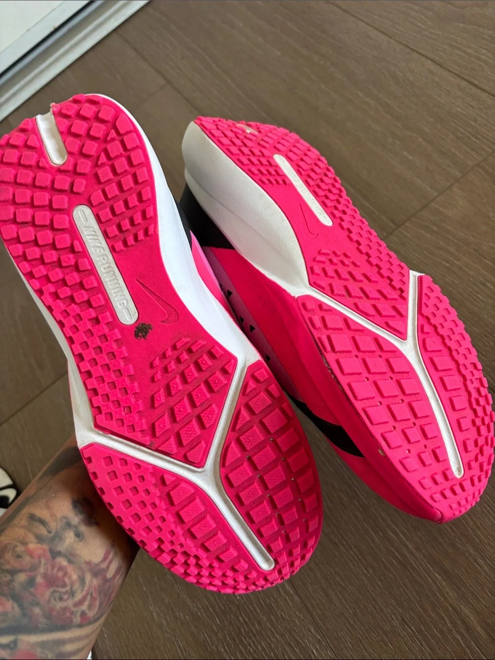 Nike Kids Black & Hot Pink Athletic Sneakers